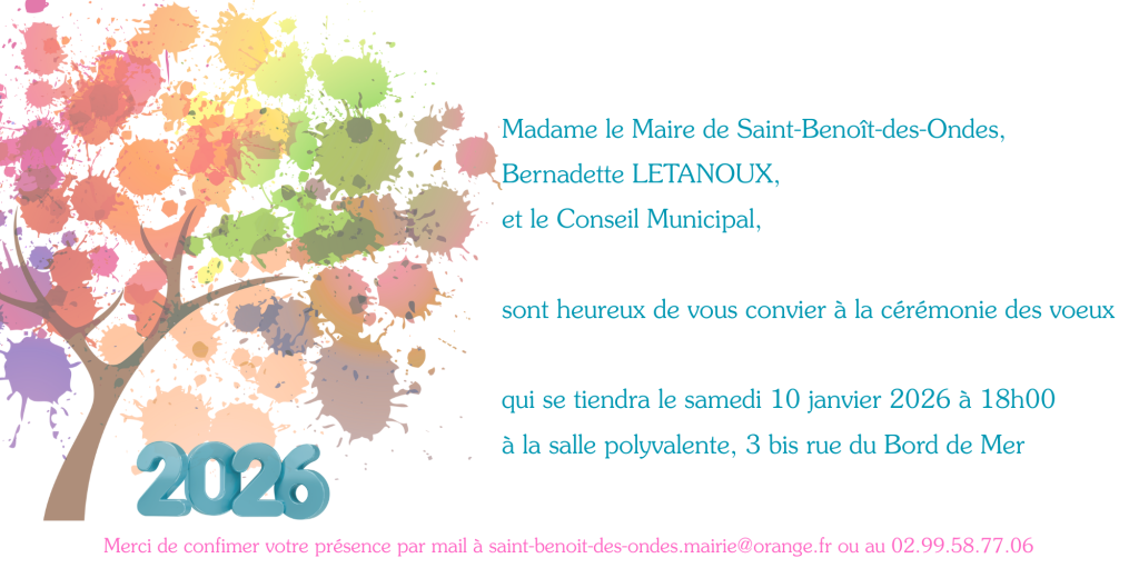 Invitation 2026 - Voeux du Maire (18.7 x 9.5 cm) page 1